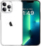 JJGoo Clear iPhone 13 Pro Case, Transparent Soft Shockproof Slim Thin Bumper Cover Phone Case