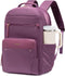 LOVEVOOK Laptop Backpack for Women with Leather Trim & Tumbler Pockets, 15.6"