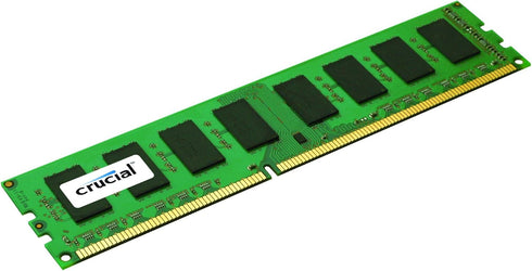 Crucial 4GB Single DDR3 1600 MT/s (PC3-12800) CL11 Unbuffered ECC UDIMM 240-Pin 1.35V/1.5V