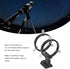 1/4 Inch Telescope Finder Scope Mount, Adjustable Bracket with Fixing Ring and Screw for Astronomical Telescopes