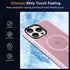 MOCCA Slim Shockproof Case for iPhone 12 Pro Max 6.7", Pink, with MagSafe, Glass Screen & Camera Lens Protectors.