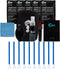 UES Travel Kit for DSLR Camera Sensor and Lens Cleaning: APS-C Swab, Cleaner, Air Blower, Microfiber Cloth, Lens Pen,