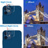 JETech 3-Pack Camera Lens Protector for iPhone 12 6.1", 9H Tempered Glass, HD Clear, Anti-Scratch, Case Friendly, Night