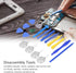 Disassembly Tools, Triangular Sheet No Damaging 19 Piece Plastic Spudger Surface for Mobile Phones Laptops Glasses