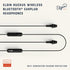 Elgin Ruckus Wireless Bluetooth Earplug Headphones, 25 dB Noise Reduction, 12 Hour Battery, IP65 Sweatproof, OSHA