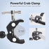 Mechrig 360 1/4"-20 3/8"-16 (SJ019) Camera Clamp Mount with Dual Ballhead Magic Arm, Double Ball Head Adapter