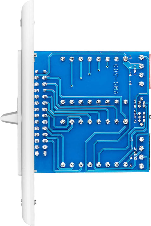 OSD 300W Wall Volume Control - Impedance Matching for Home Speakers, Slider White VMS300