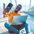 SPIDERCASE Heavy Duty Shockproof Case for Samsung Galaxy S24 Plus 2024, Sea Blue, 10 FT Military Grade Drop Protection.