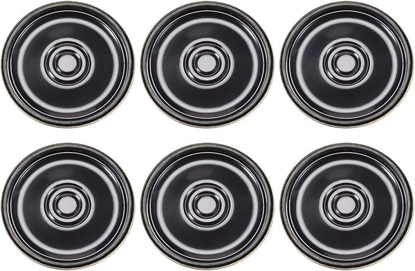 uxcell 0.5W 8 Ohm Micro Internal Speaker Magnet Loudspeaker, 30mm Dia, 6pcs