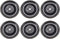 uxcell 0.5W 8 Ohm Micro Internal Speaker Magnet Loudspeaker, 30mm Dia, 6pcs