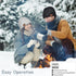 Wireless Beanie Headphone Hat for Women, Winter Knit Cap with Built-in Stereo Speakers Mic for Outdoors Sports Running