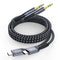 USB C to 3.5mm Audio Aux Jack Cable, (2-Pack) Type C Adapter to 3.5mm Headphone Dongle Cable Compatible with iPhone 15