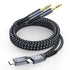 USB C to 3.5mm Audio Aux Jack Cable, (2-Pack) Type C Adapter to 3.5mm Headphone Dongle Cable Compatible with iPhone 15