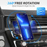 Magnetic Car Phone Holder Mount, Upgraded Clip with 360° Strong Magnet for iPhone, Samsung, Tablets