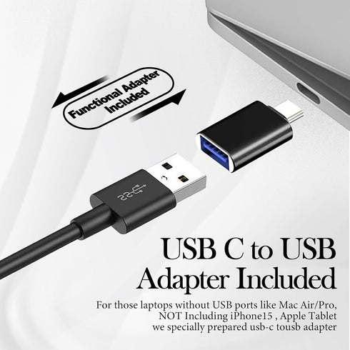 Computer Speakers for Desktop Monitor, Single USB Speakers for Desktop PC, Laptop Speaker with Loud Sound, Volume