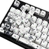 MOLGRIA Keycaps 110 Set Ink Panda for Full Sized Keyboard, Custom PBT OEM Profile with Japanese Font for Cherry MX