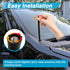 LQYLMY 7" 1500 2006-2025, Upgraded Spiral AntennaShort Radio Antenna Mast Compatible with Chevrolet Silverado Car Wash