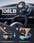 JunDa Holder,360 Suction Cup Magnetic Phone Adjustable Foldable Retractable Suction Cup Car Mount,Compatible