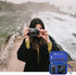 Carrying Case for Canon PowerShot SX740/SX730/SX720/SX620, Travel Storage Cover Bag with Mesh Pocket - Blue