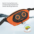 Fanny Pack with Bluetooth Speaker, Asyoren Portable Speakers, 10W Volume, IPX7 Waterproof, Wireless Speakers for Sports