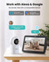 3K 360PTZ Tracking,2.4/5GHz Detection,2-Way Indoor Security Camera Home Baby/Pet Monitor, Auto WiFi, AI Motion & Sound