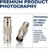 Zkarabc 3G-SDI, 4K/8K (5-Pack) BNC Female to Female Coupler, Pure Brass SDI Barrel Connector Adapter with Gold-Plated