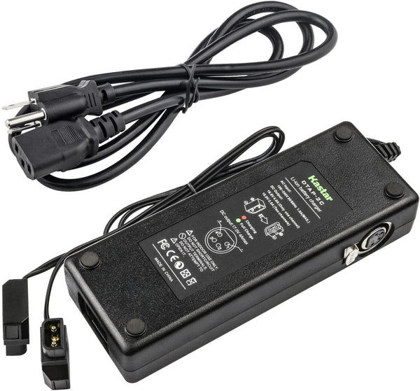 Kastar Dual D-Tap Charger with 4-pin XLR DC for DNW-A25, DNW-A28, DSR-1, DSR-250 Cameras