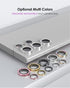 for S23 Ultra Camera Lens Protector, Aluminium Alloy Ring 9H Tempered Glass Anti Scratch Cover for Samsung Galaxy