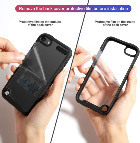 Galaxy A50 Case, Hybrid 2 in 1 Slim Fit Heavy Duty Protection Shock Resistant Clear Case with Black Bumper
