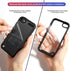 Galaxy A50 Case, Hybrid 2 in 1 Slim Fit Heavy Duty Protection Shock Resistant Clear Case with Black Bumper