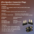 Pioneer Speaker Plug Connectors for SX-525 SX-626 SX-727 SX-828 SX-990 SX-1000 (4)
