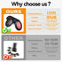 JTD 2 1 Keychain,85dB 131ft Key Finder Locator with Sound, Remote Finder - Receivers, Car Tracker Loud, Range Tracker