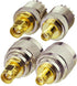Superbat UHF to SMA Adapter, UHF Male/Female to SMA Male/Female Connector RF Coax Coaxial Adapter Kit