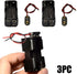 LampVPath 3 4 1.5V (6V) 3 9V Pcs x AA Battery Holder Leads with Pcs I Type Snap Connector Plastic Housing Two Layers