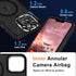MOCCA iPhone 12 Pro Max Case, Slim Shockproof, Titanium Black, Compatible with MagSafe, includes Glass & Camera