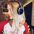 Bluetooth Headphones, TWS Deep Bass Wireless Over-Ear Headset 5.0, Built-in Mic, LED Lights, Noise Cancelling Audio