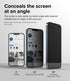 Ringke Privacy Glass Anti-Spy Screen Protector for iPhone 14, 6.1" Full-Coverage Tempered Glass.