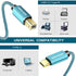 10ft USB C to USB B Printer Cable - High Speed Compatible with Printer, Scanner, Fax Machine, Midi Keyboard