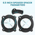NuIth 6.5 Inch Front Door Speaker Bracket Adapter Wiring Harness for Select 2018-2023 Toyota