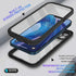 Waterproof Case for iPhone 12 Pro 6.1 inch, Full Body Sealed Cover with Built-in Screen Protector, IP68 Waterproof