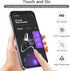 JETech 3-Pack Full Coverage Tempered Glass Screen Protector for iPhone 14 6.1-Inch, Black Edge, HD Clear, Case-Friendly.