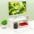 6.7 inch TEAMIX Height Monitor Stand Riser, Wood Monitor Riser with Storage for Desk Small Monitor Stand