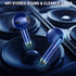 Bluetooth 5.3 Earbuds with LED Display, Bass Stereo, Noise Cancelling Mic, 40H Playback - Waterproof Sports Earphones for Android/iOS