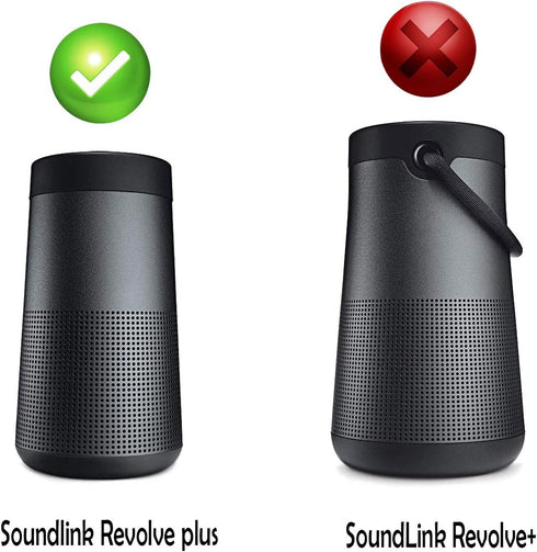 Khanka Hard Travel Case for Bose SoundLink Revolve/Revolve (Series II) Portable Bluetooth Speaker, Black