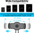 AboveTEK iPad Suction Mount, Phone Tablet Stand Holder with Suction Cup for 4"-11" Tablet/Phone/iPad Mini/Air (Black)
