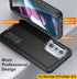 Case for Moto Edge 30 Pro/Edge+(2020) 6.7 Inch, Heavy Duty Shock Absorbing 3 in 1 Silicone Rubber with Screen Protectors