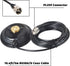 TWAYRDIO 4.3in 16.4ft RG58 PL259 NMO Antenna Mount, NMO Magnetic Mount with Low Loss Coaxial Cable Plug for VHF UHF HF