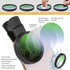 Beysfilter 52MM ND2-32 16/15/14/13 Variable Filter for Phone, Multi-Coating Clip-On Variable Neutral Density Lens Kit