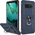 IKAZZ Galaxy Note 8 Case, Heavy Duty Shockproof Protective Phone Cover with Magnetic Kickstand, Blue, Pass 16ft Drop
