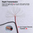 MILAPEAK 18AWG 43x2pcs Copper Strands 20 Pairs DC Power Pigtail Cable, 12V 5A Male & Female Barrel Connectors